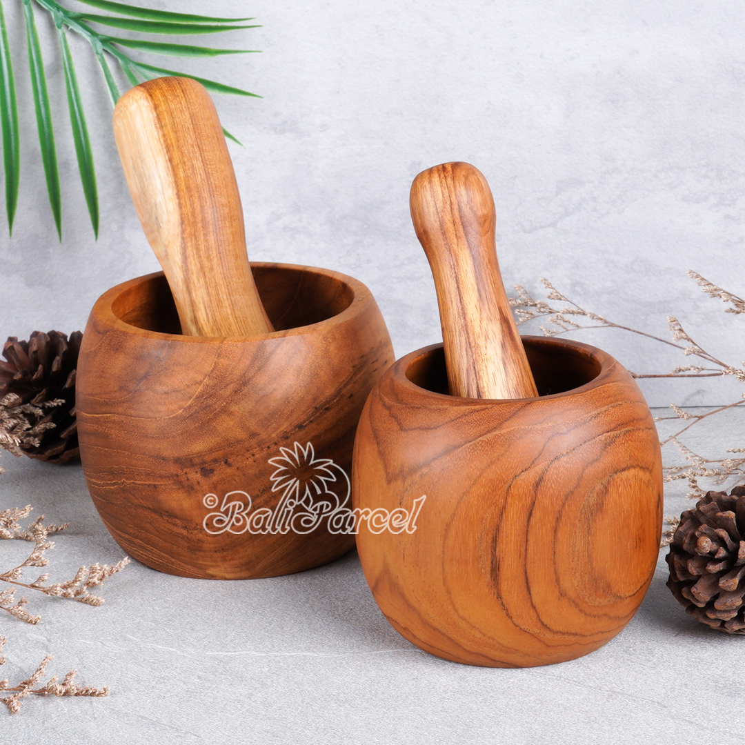 Wooden Bowl, Hand Made From Teak Wood, Finishing With Olive Oil.