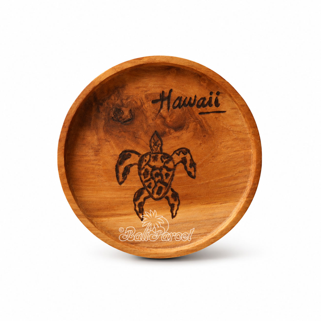 Wooden Coaster Round , Handmade From Teak Wood