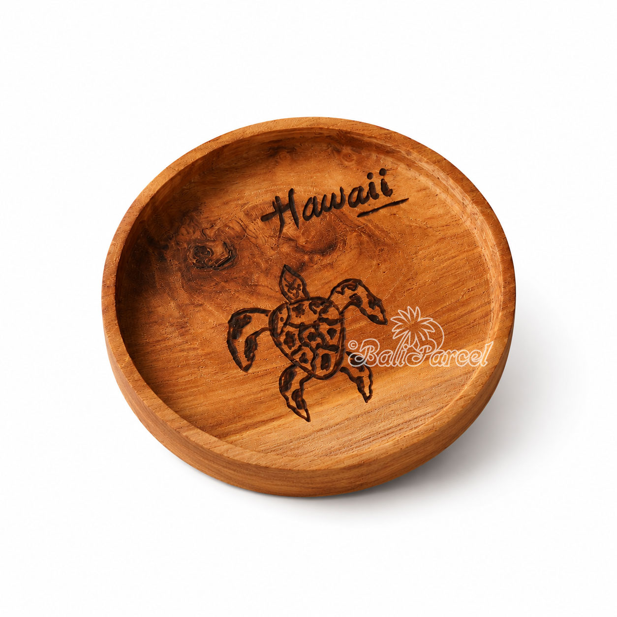 Wooden Coaster Round , Handmade From Teak Wood