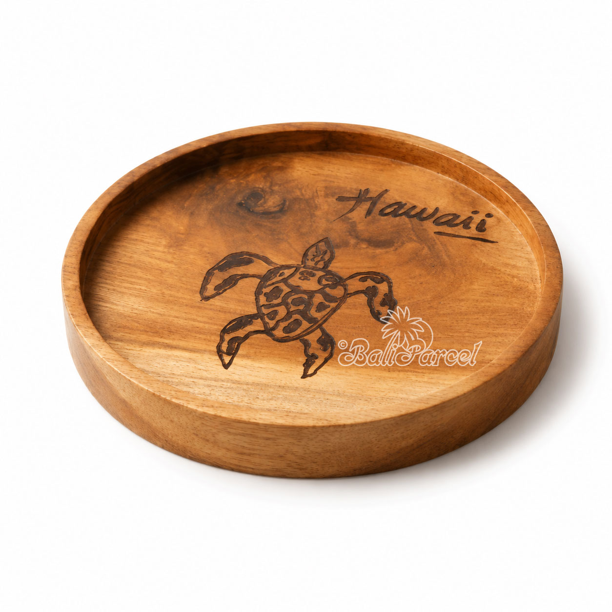 Wooden Coaster Round , Handmade From Teak Wood