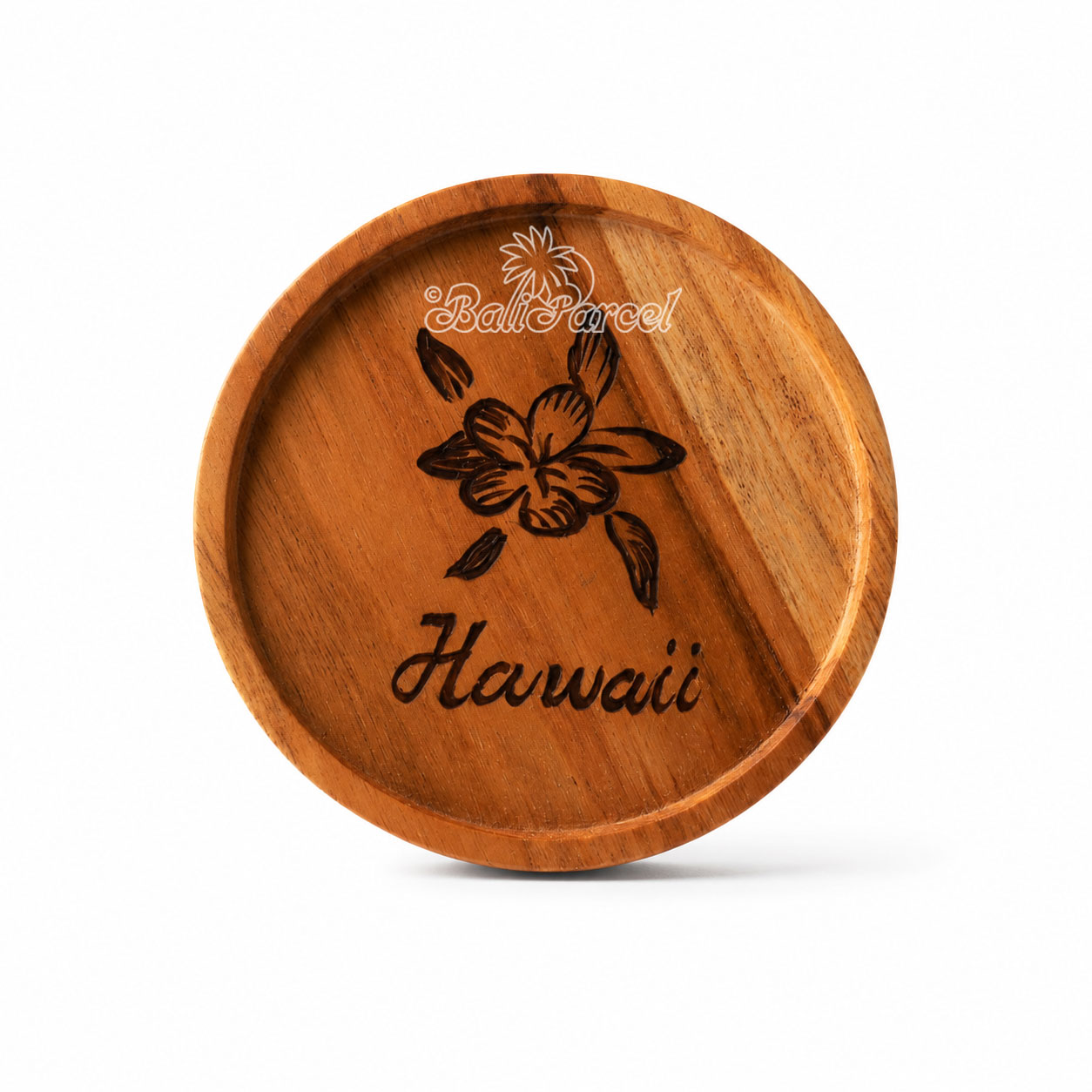 Wooden Coaster Round , Handmade From Teak Wood