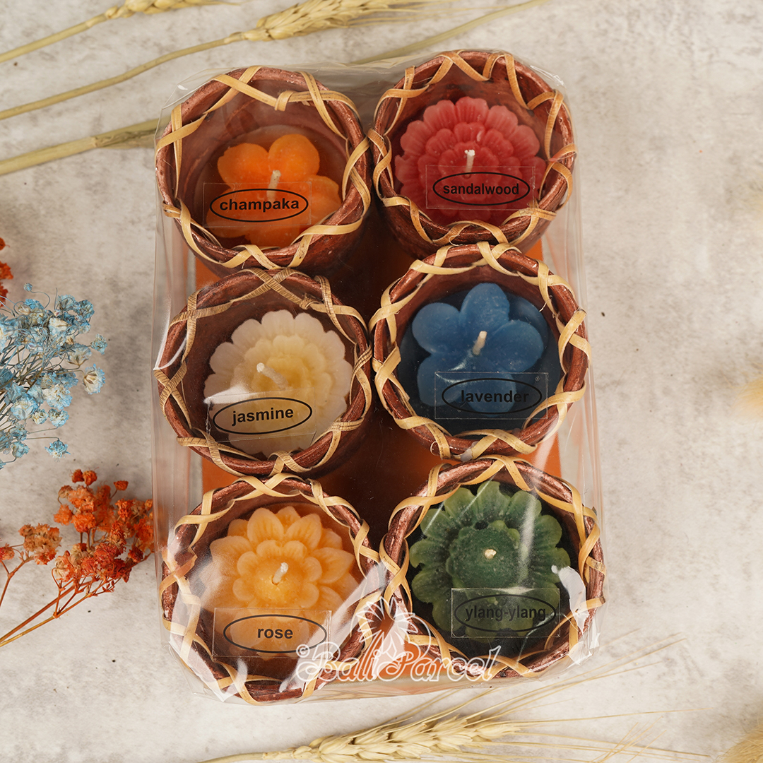 Flower Shape Candles 