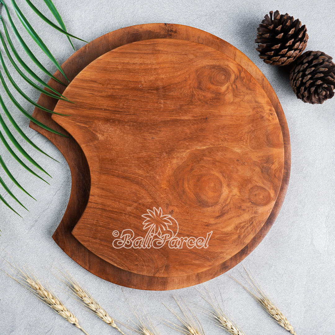Wooden Cutting Board Hand Made From Teak Wood