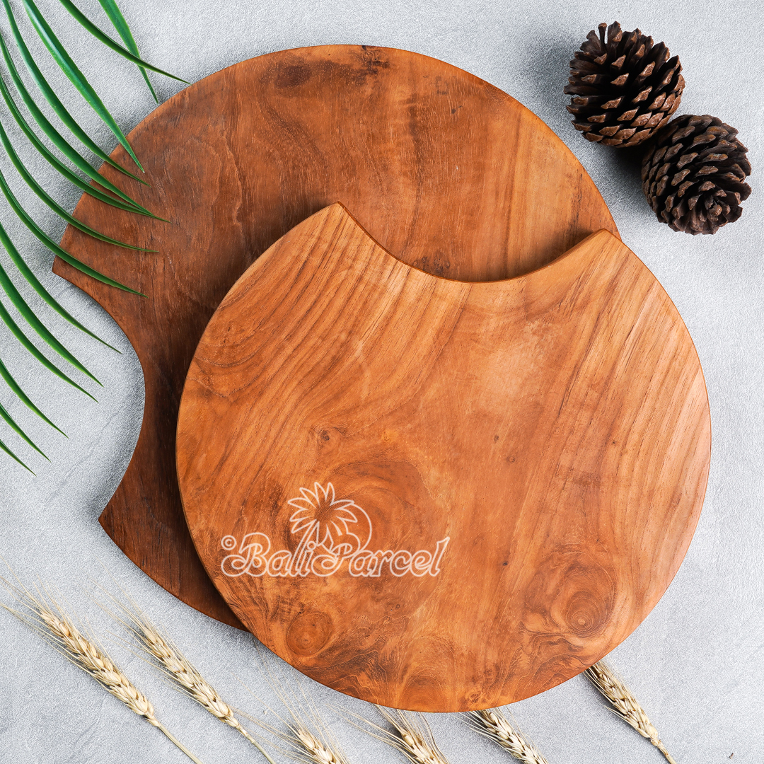 Wooden Cutting Board Hand Made From Teak Wood