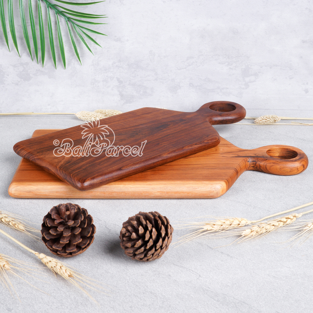 Wooden Cutting Board Hand Made From Teak Wood
