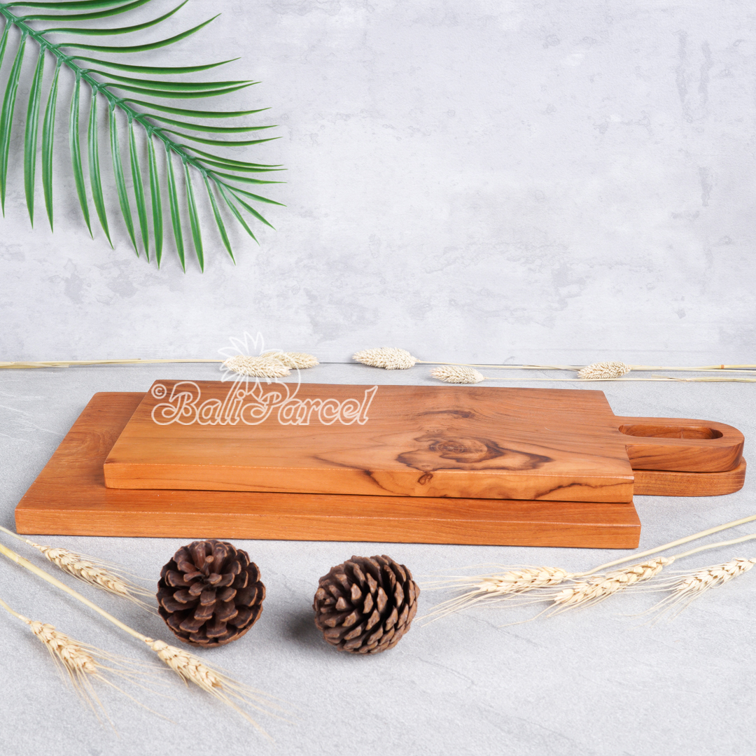 Wooden Cutting Board Hand Made From Teak Wood