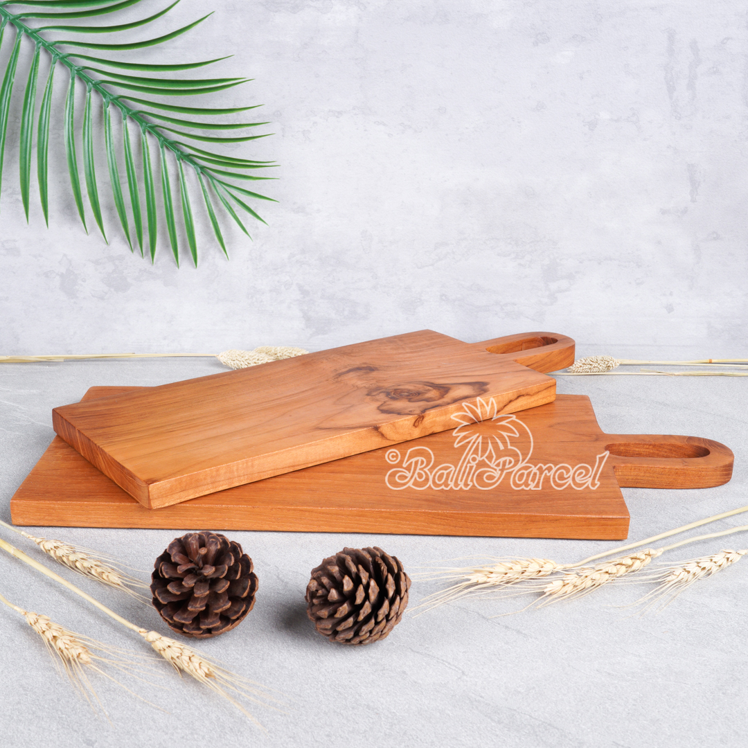 Wooden Cutting Board Hand Made From Teak Wood