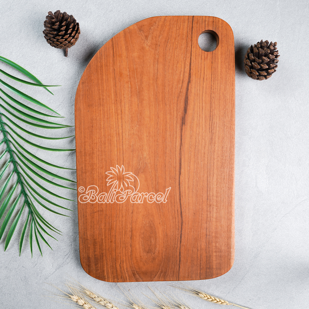 Wooden Cutting Board Hand Made From Teak Wood