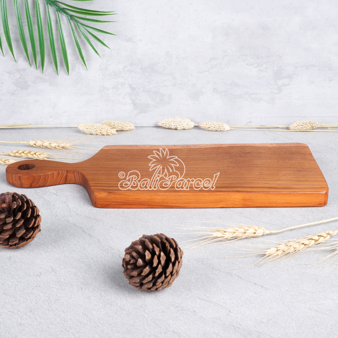 Wooden Cutting Board Hand Made From Teak Wood