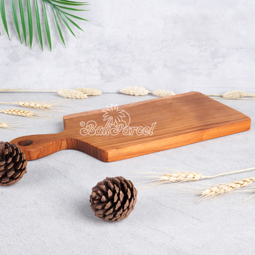 Wooden Cutting Board Hand Made From Teak Wood
