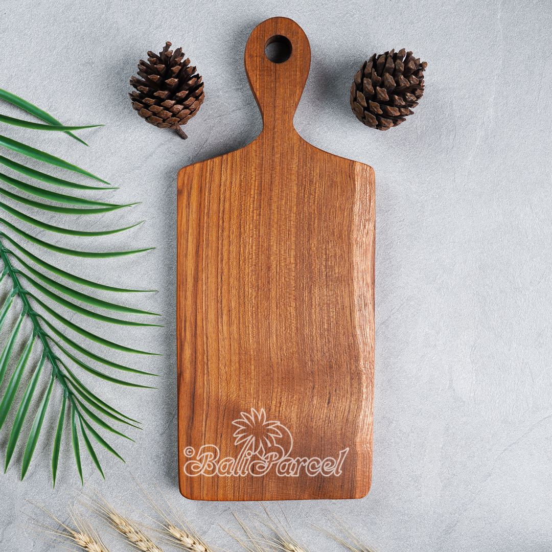 Wooden Cutting Board Hand Made From Teak Wood