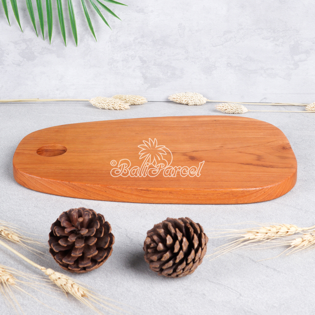 Wooden Cutting Board Hand Made From Teak Wood