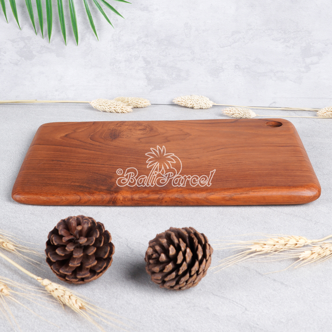 Wooden Cutting Board Hand Made From Teak Wood