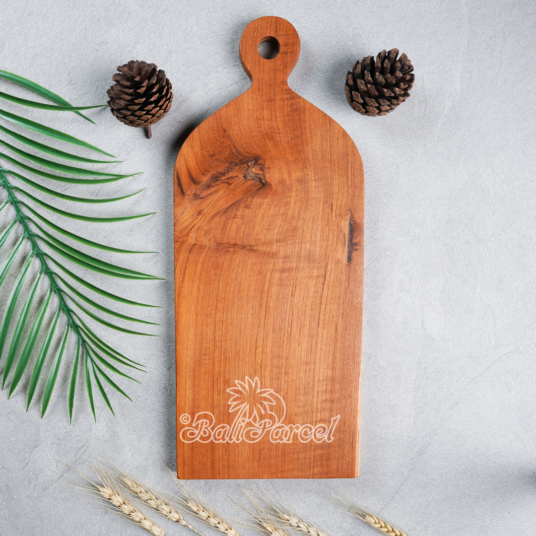 Wooden Cutting Board Hand Made From Teak Wood