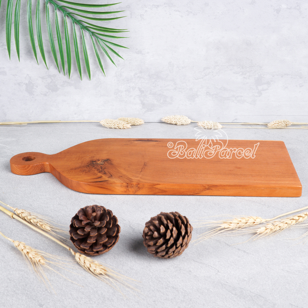 Wooden Cutting Board Hand Made From Teak Wood