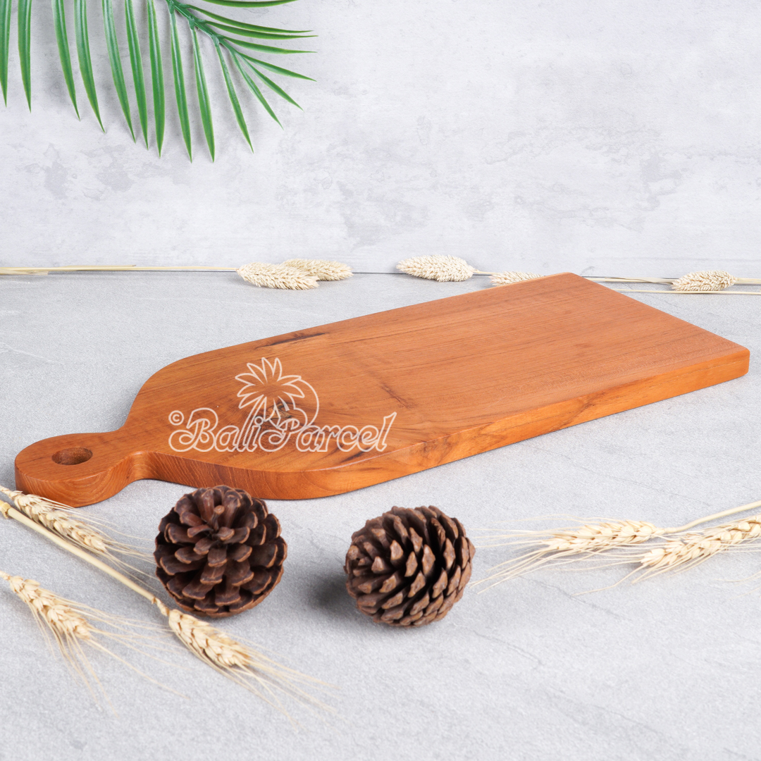 Wooden Cutting Board Hand Made From Teak Wood