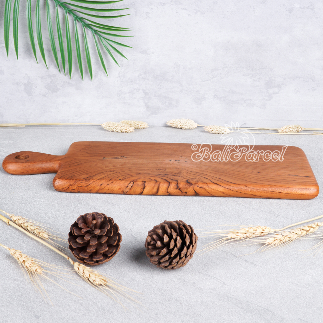 Wooden Cutting Board Hand Made From Teak Wood