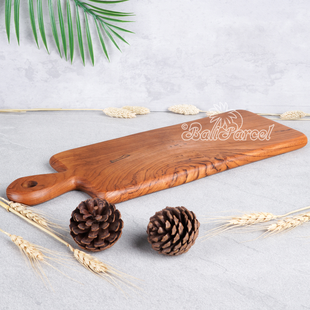 Wooden Cutting Board Hand Made From Teak Wood