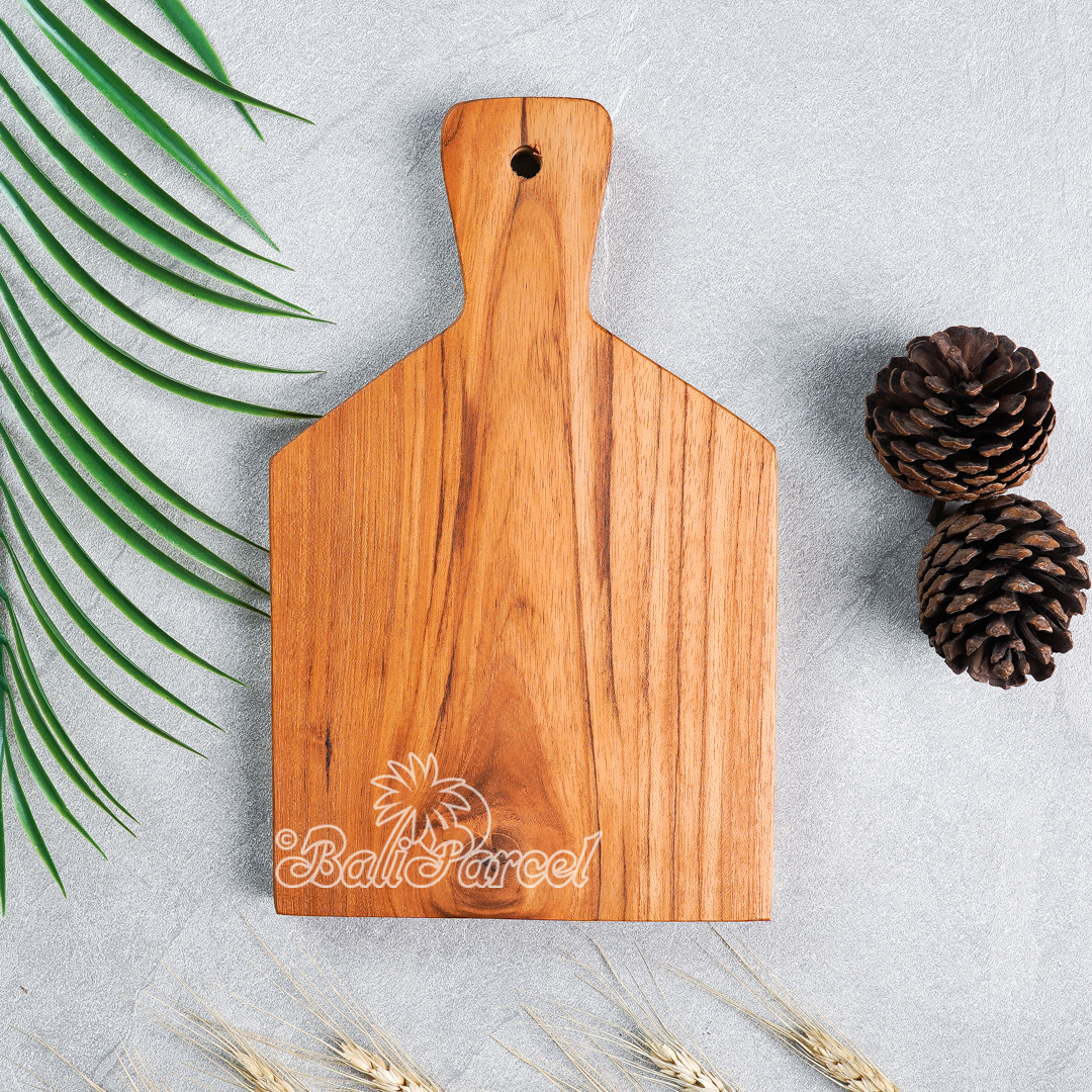 Wooden Cutting Board Hand Made From Teak Wood