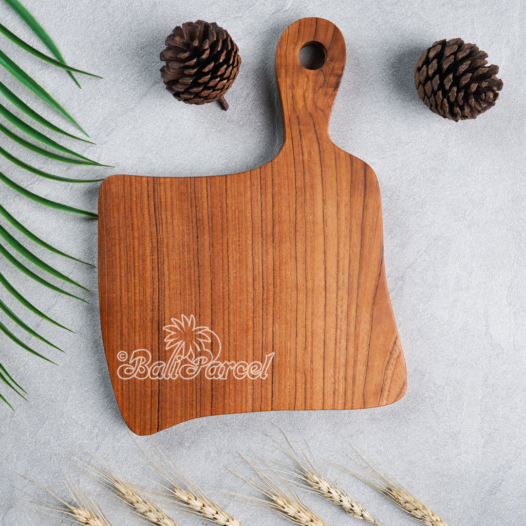 Wooden Cutting Board Hand Made From Teak Wood