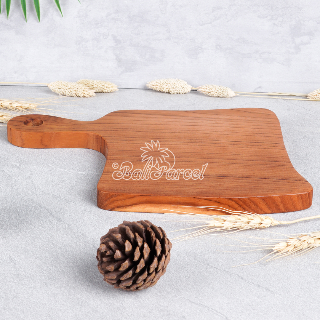 Wooden Cutting Board Hand Made From Teak Wood