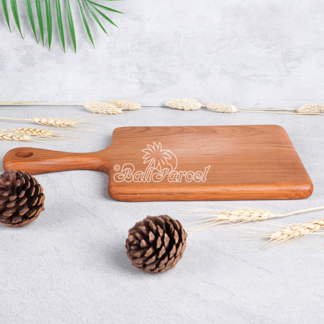 Wooden Cutting Board Hand Made From Teak Wood