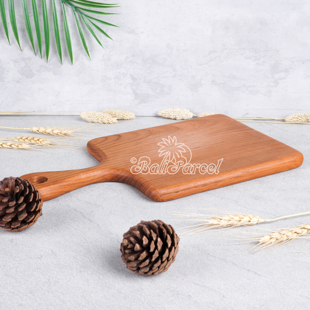 Wooden Cutting Board Hand Made From Teak Wood