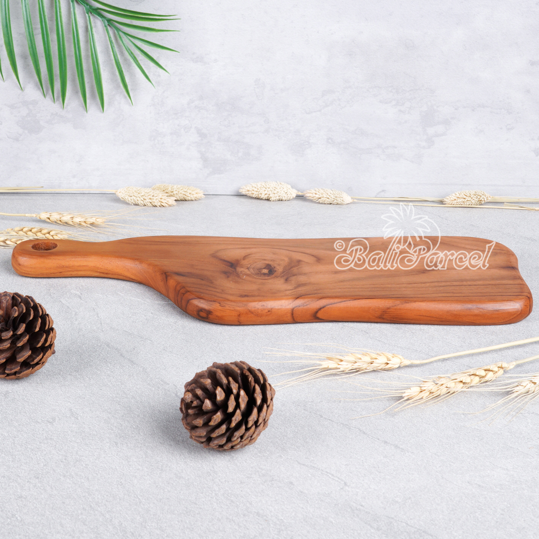Wooden Cutting Board Hand Made From Teak Wood