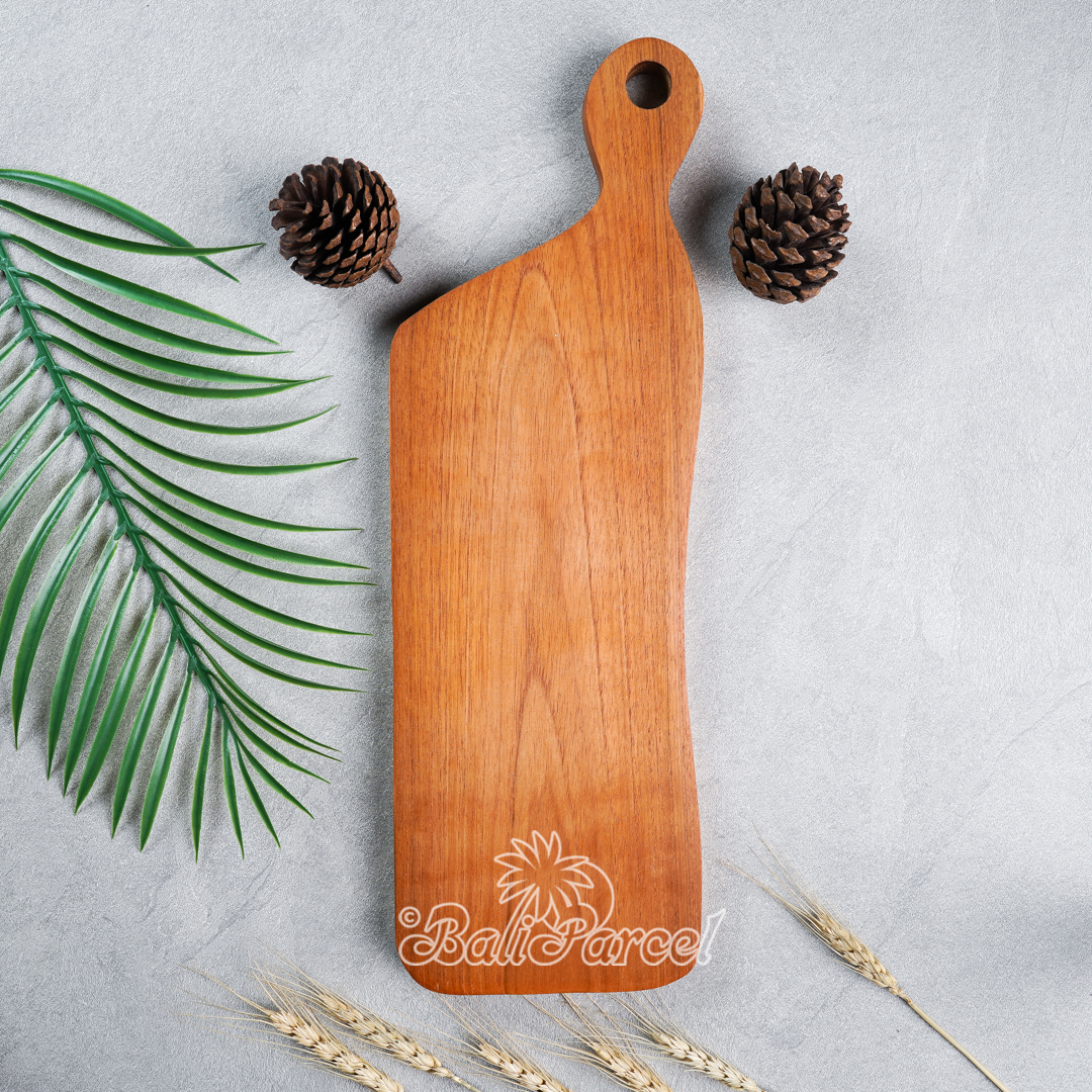Wooden Cutting Board Hand Made From Teak Wood