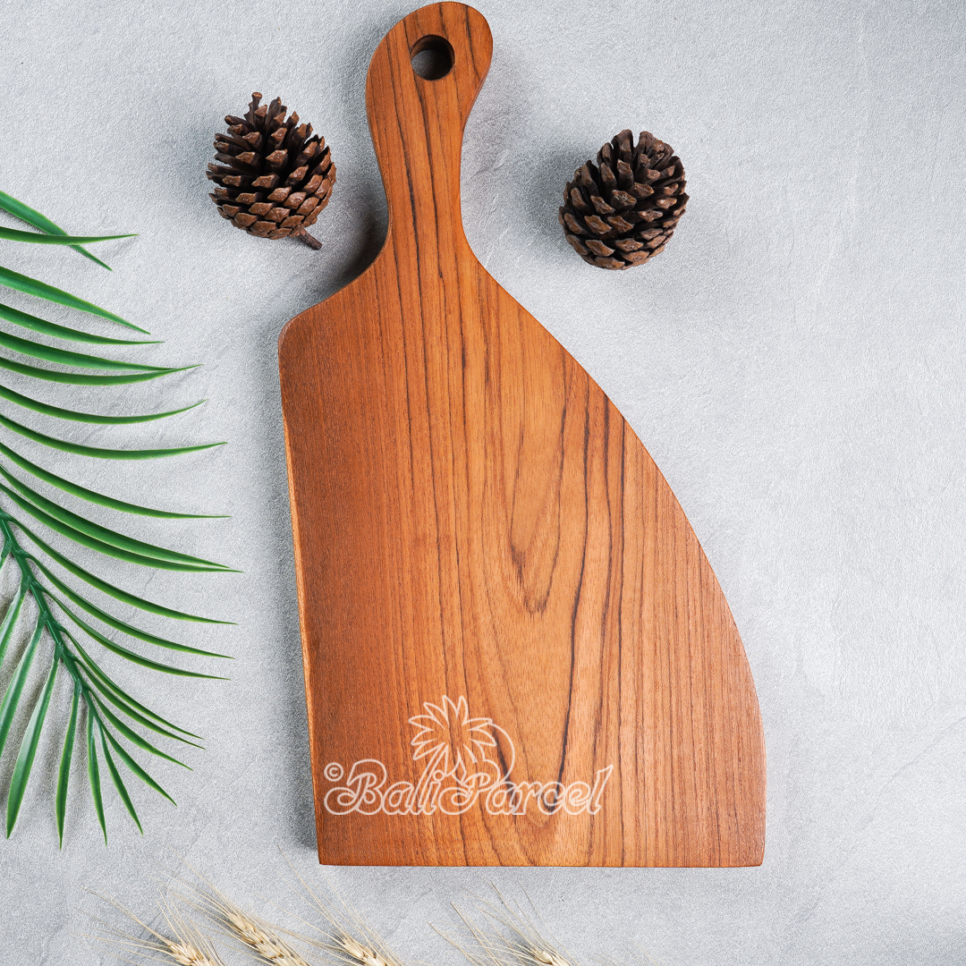 Wooden Cutting Board Hand Made From Teak Wood