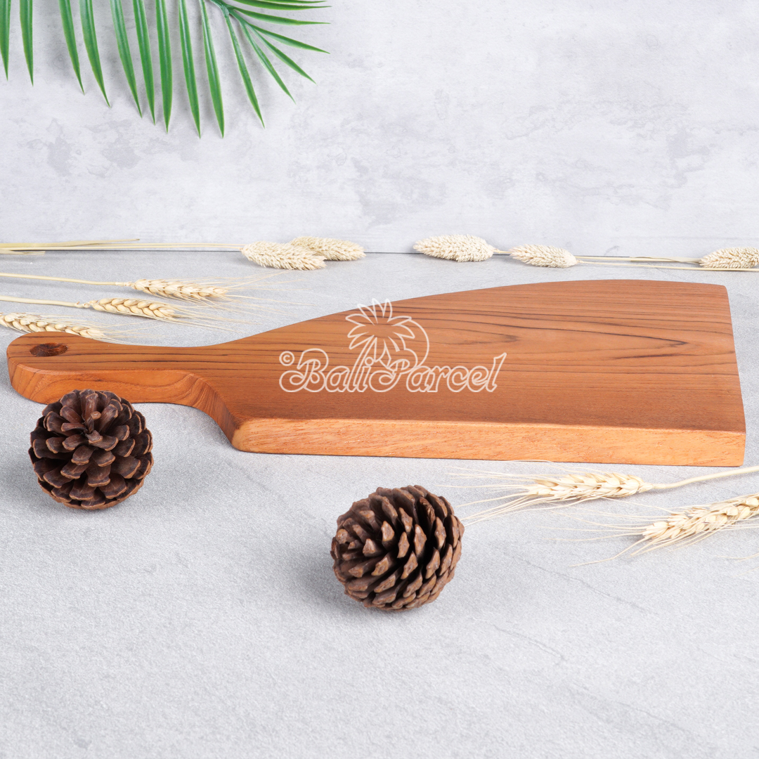 Wooden Cutting Board Hand Made From Teak Wood