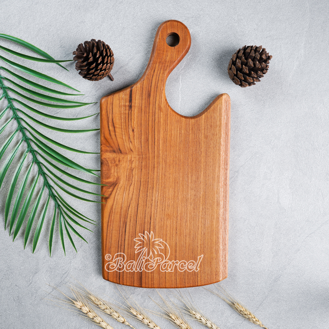 Wooden Cutting Board Hand Made From Teak Wood
