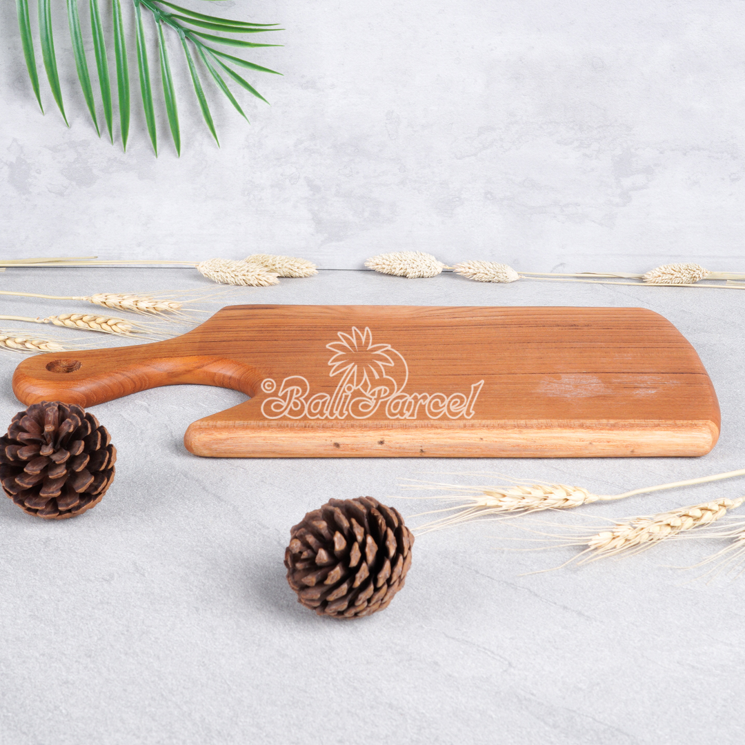 Wooden Cutting Board Hand Made From Teak Wood