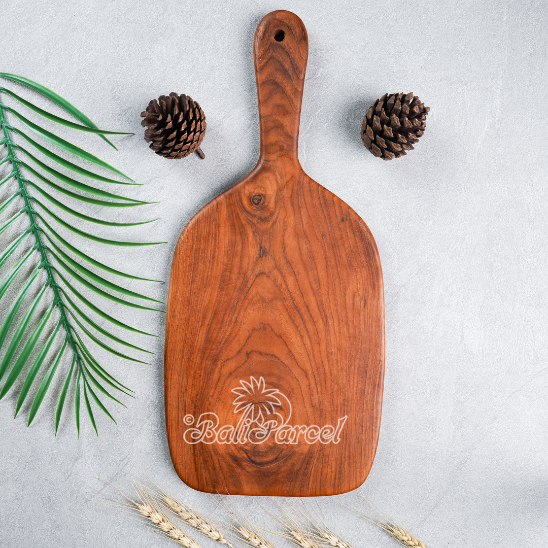 Wooden Cutting Board Hand Made From Teak Wood