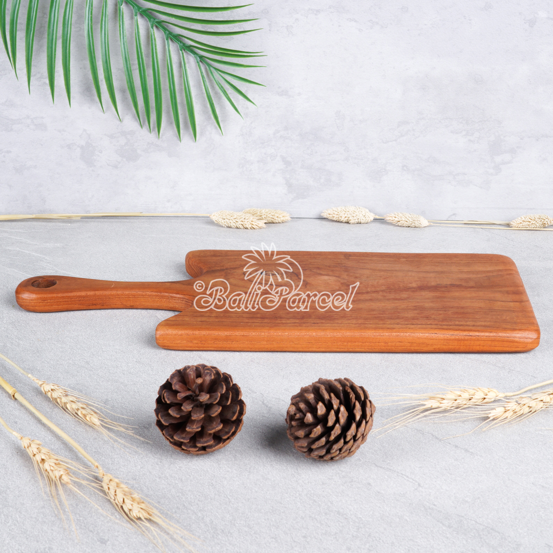 Wooden Cutting Board Hand Made From Teak Wood