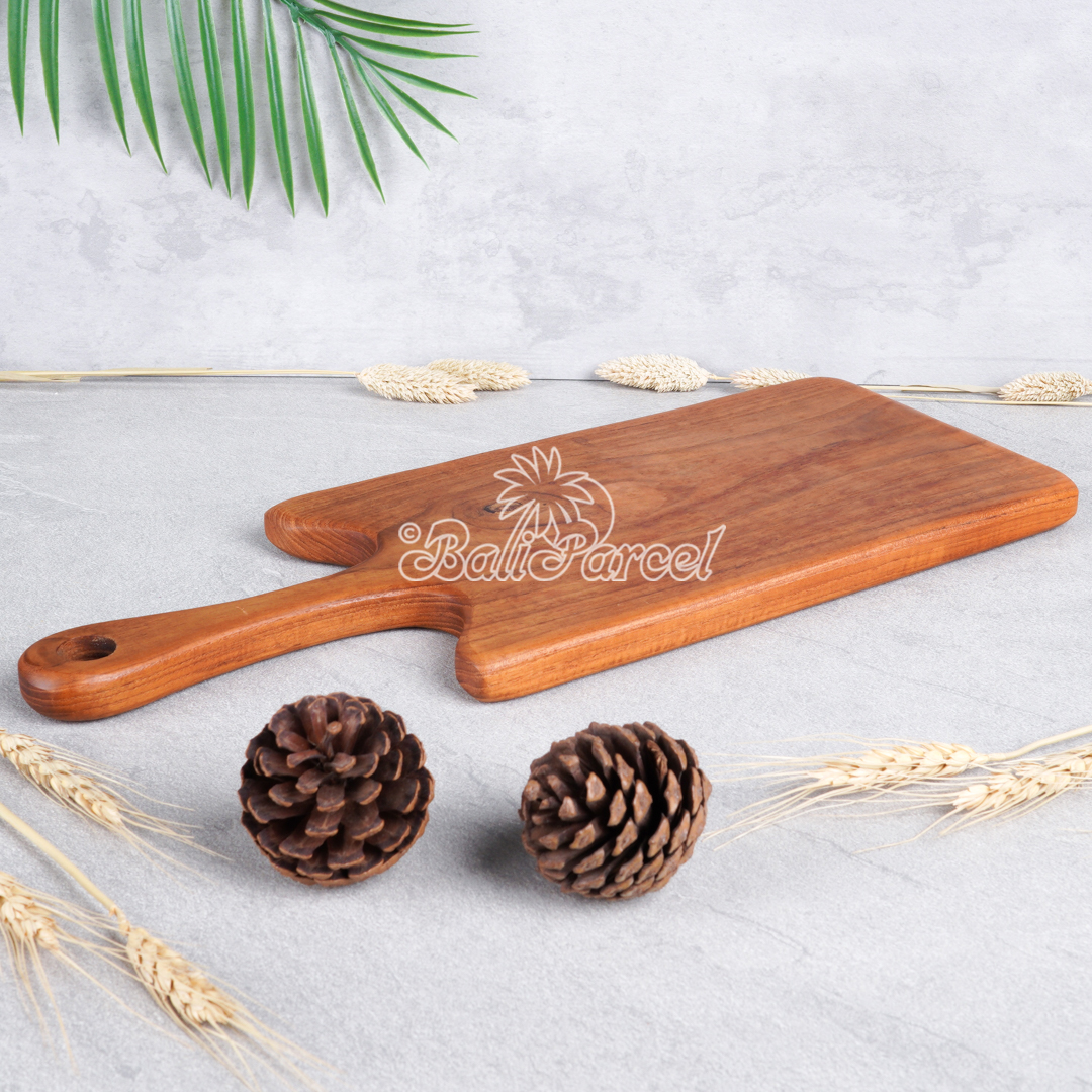 Wooden Cutting Board Hand Made From Teak Wood