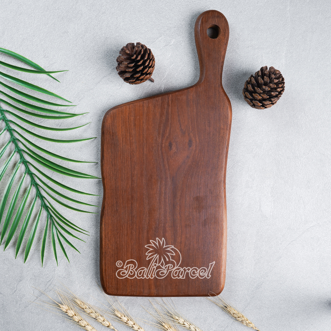 Wooden Cutting Board Hand Made From Teak Wood