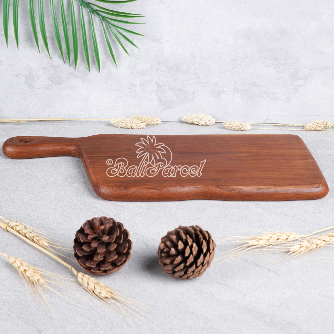 Wooden Cutting Board Hand Made From Teak Wood