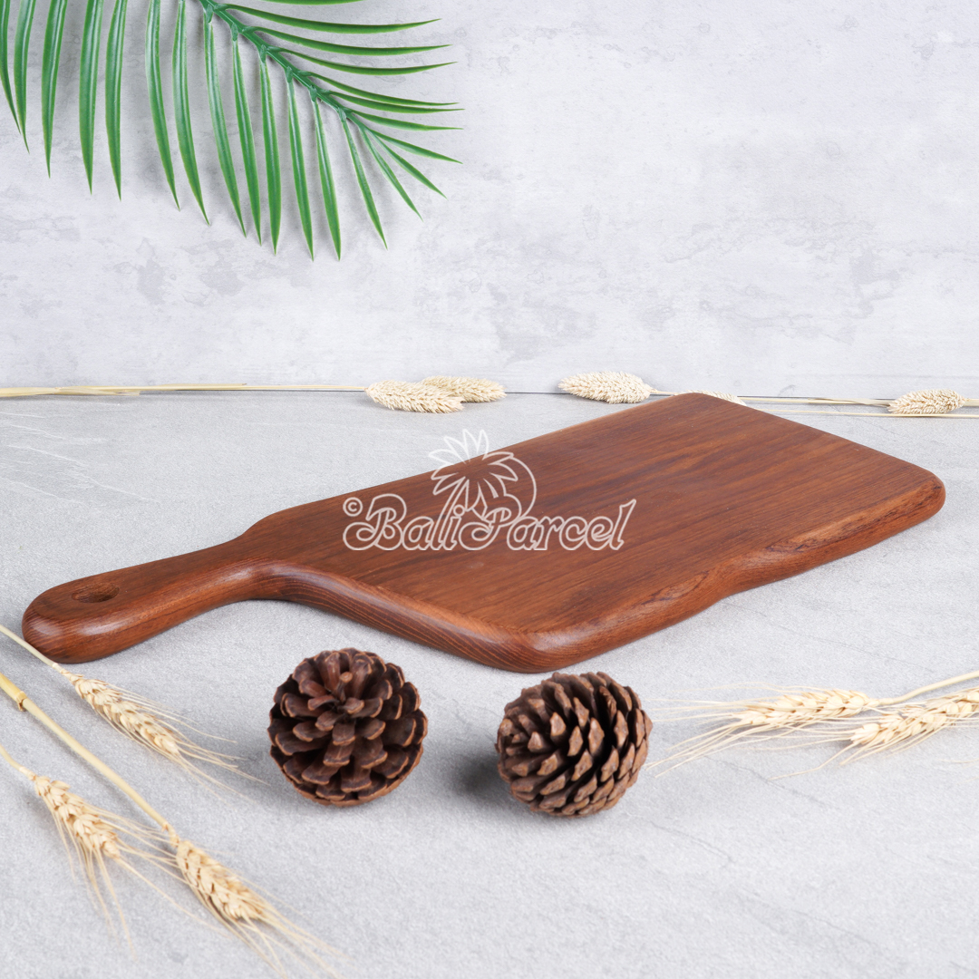 Wooden Cutting Board Hand Made From Teak Wood