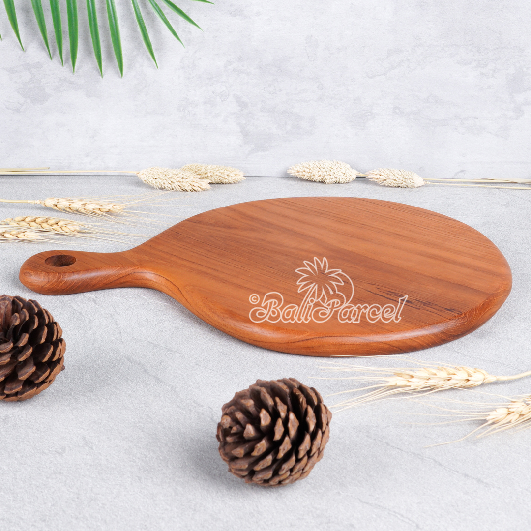 Wooden Cutting Board Hand Made From Teak Wood