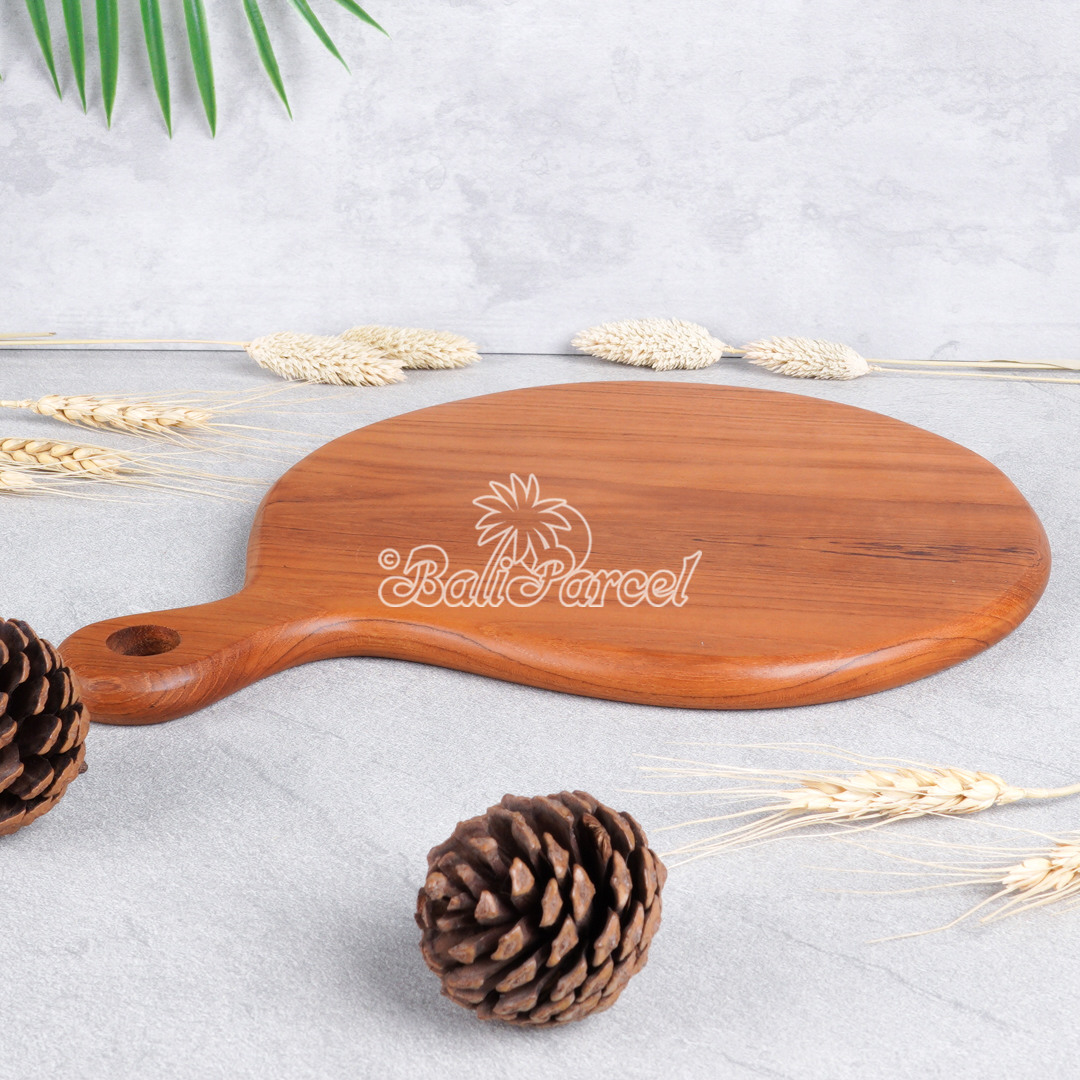 Wooden Cutting Board Hand Made From Teak Wood