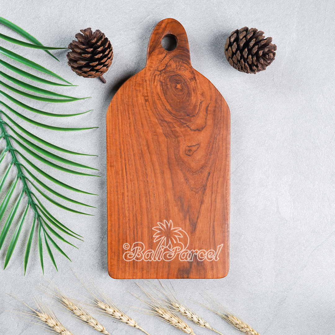 Wooden Cutting Board Hand Made From Teak Wood