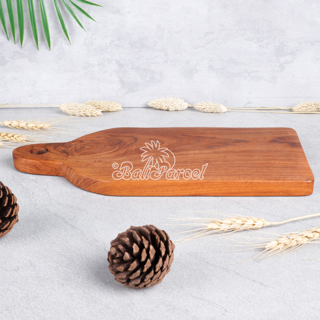 Wooden Cutting Board Hand Made From Teak Wood