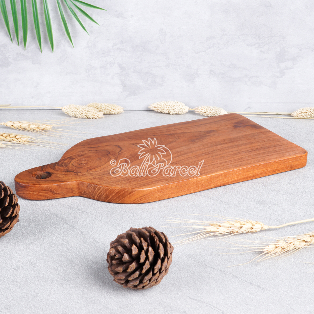 Wooden Cutting Board Hand Made From Teak Wood