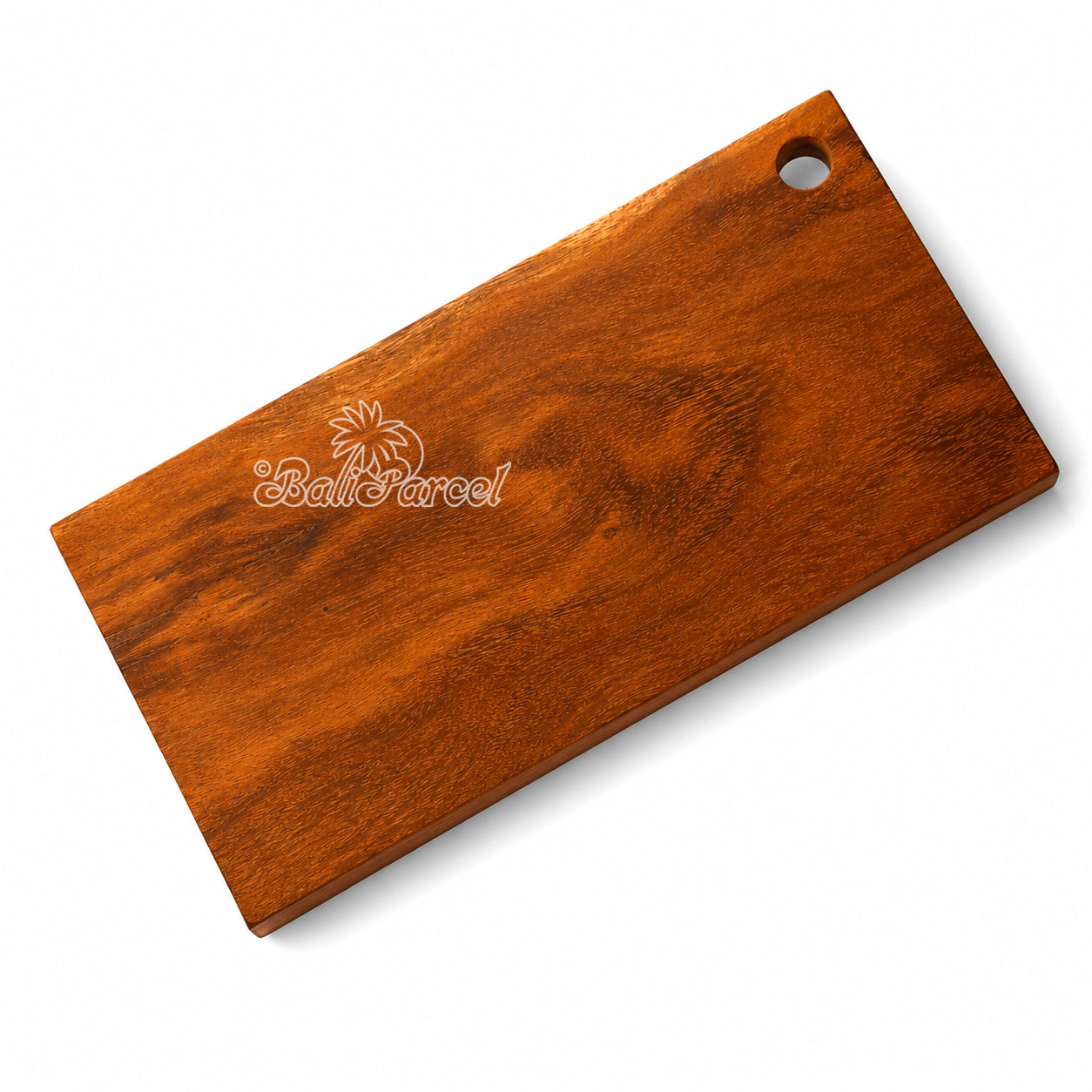 Wooden Cutting Board Hand Made From Teak Wood, Finishing With Olive Oil.