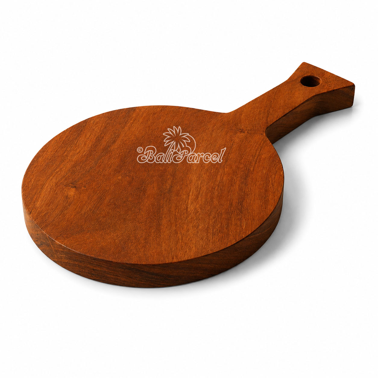 Wooden Cutting Board Hand Made From Teak Wood, Finishing With Olive Oil.