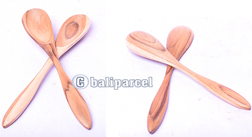 Wooden Spoon, Hand Carved From Teak Wood Wood