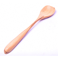 Wooden Spoon, Hand Carved From Teak Wood Wood