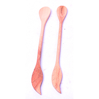 Wooden Spoon, Hand Carved From Teak Wood Wood