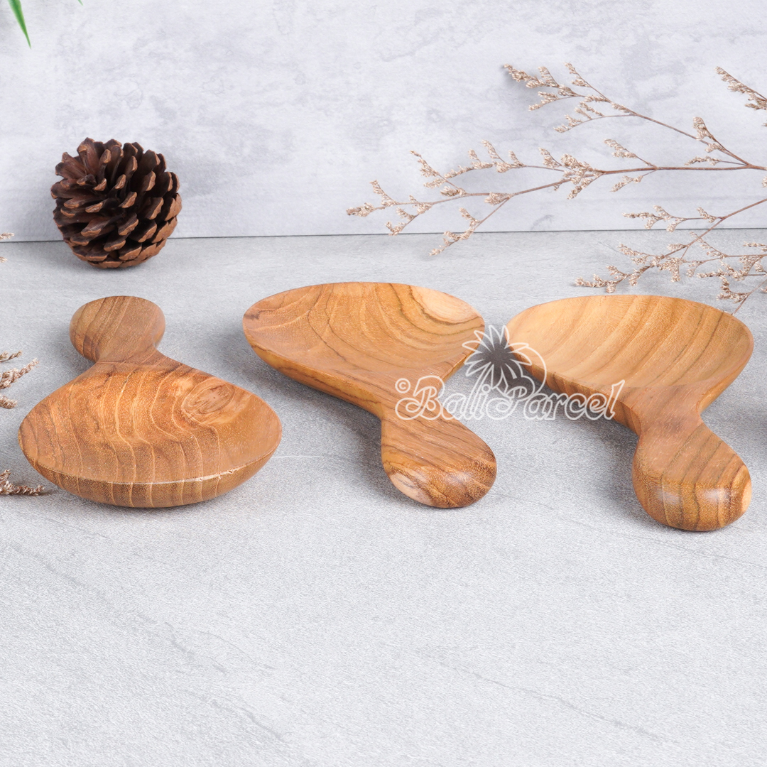 Wooden Spoon, Hand Carved From Teak Wood Wood, Finishing With Olive Oil.